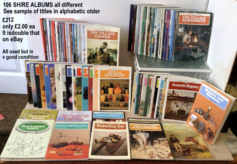 SHIRE ALBUMS on vintage collectables and crafts