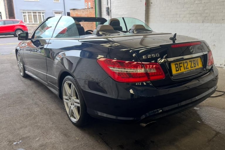 2012 MERCEDES-BENZ E250 CDi SPORT AUTO CONVERTIBLE FULL MOT JUST SERVICED LOVELY