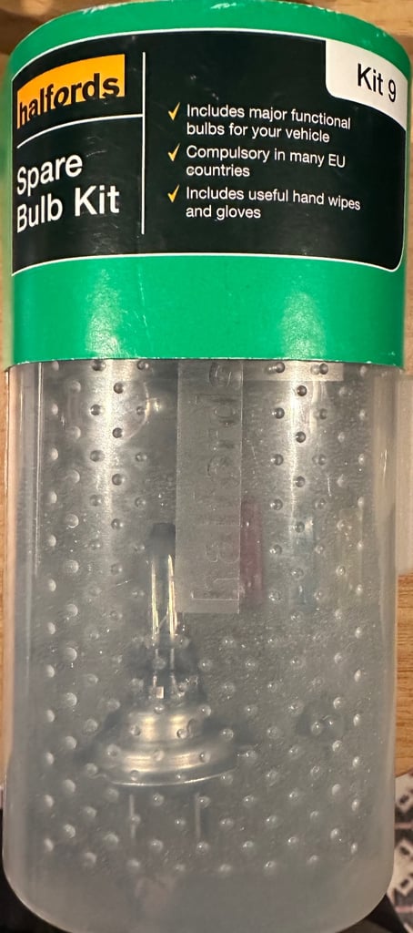 Halfords Spare Bulb Kit - Kit 9