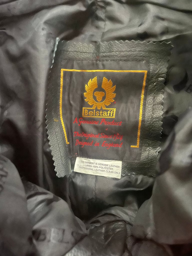 MENS LEATHER BELSTAFF MOTORBIKE TROUSERS