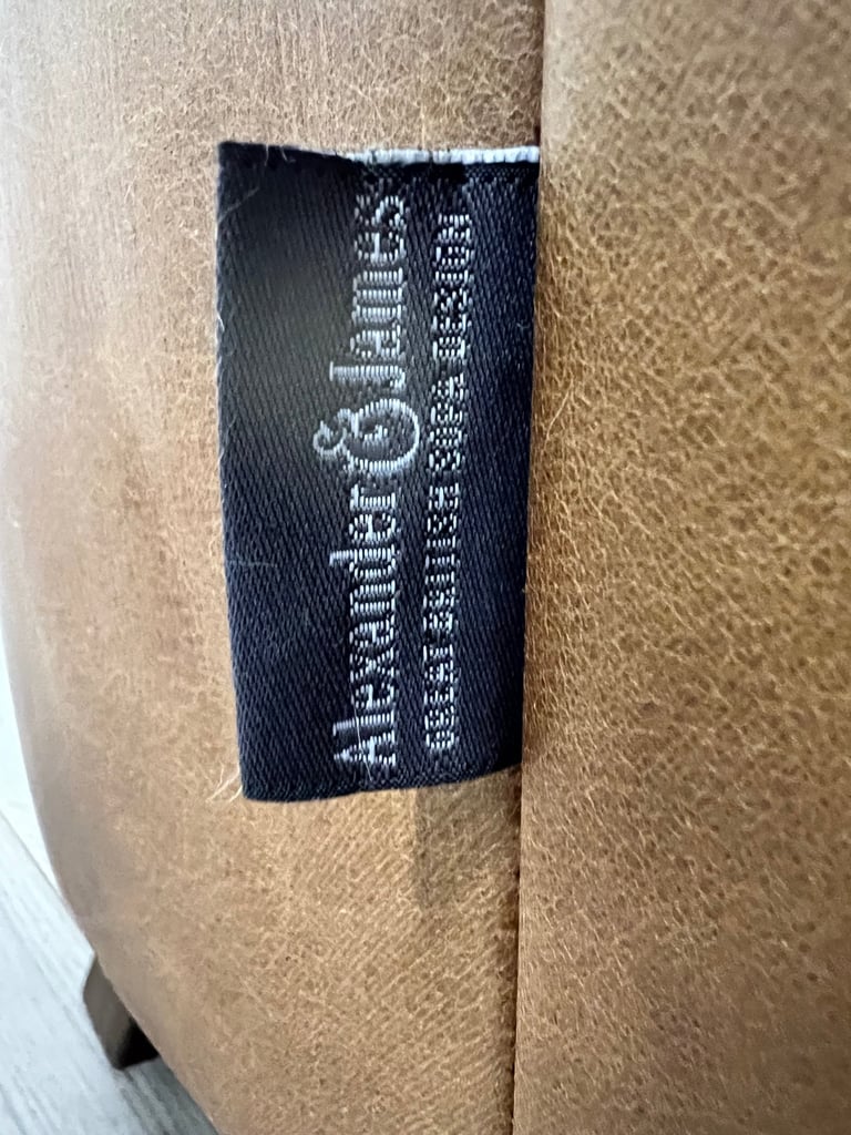 Alexander & James Abraham Leather Chesterfield Armchair