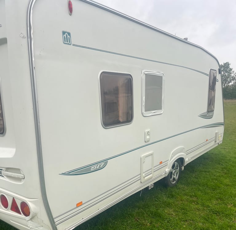 2008 abbey caravan 5 berth Inc motor mover and full awning bargain cheap caravan 