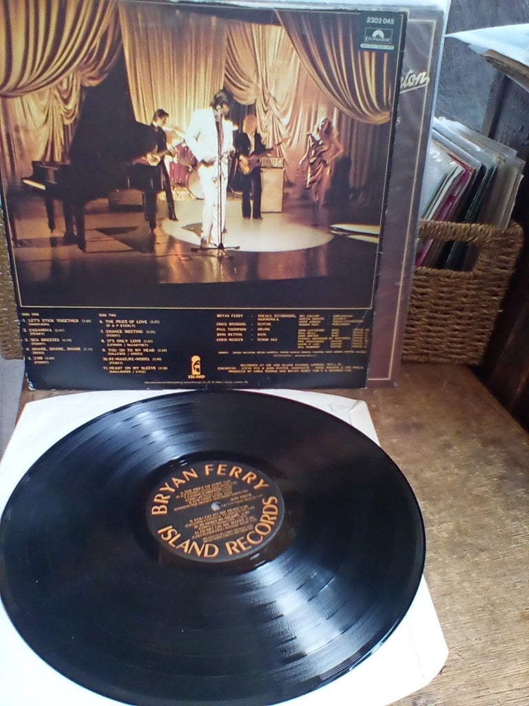image for BRYAN FERRY, LET'S STICK TOGETHER&quot;  VINYL ALBUM.
