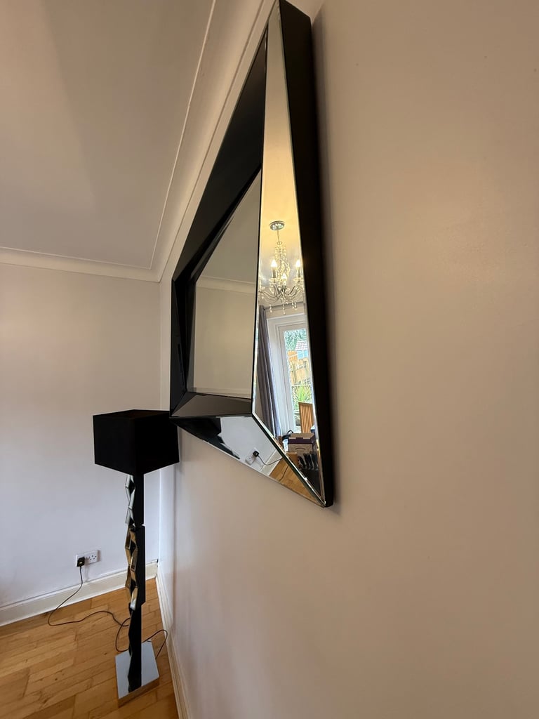 Tall designer pagazzi mirrored lamp 