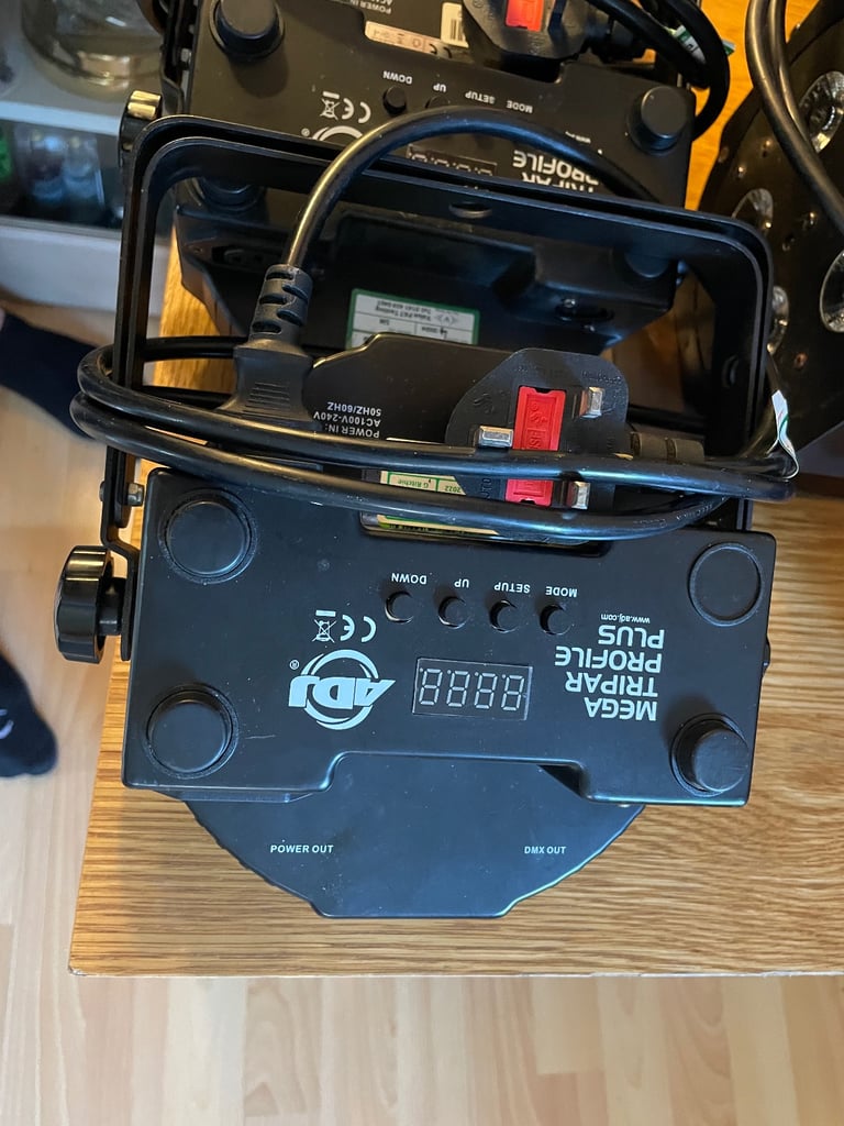 ADJ Mega Tripar Profile Plus LED DJ Lighrs x 7