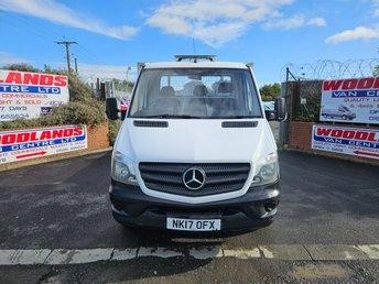 2017 ON 17 PLATE MERCEDES BENZ SPRINTER 314CDI 2200CC LWB FLAT BED PICKUP ULEZ