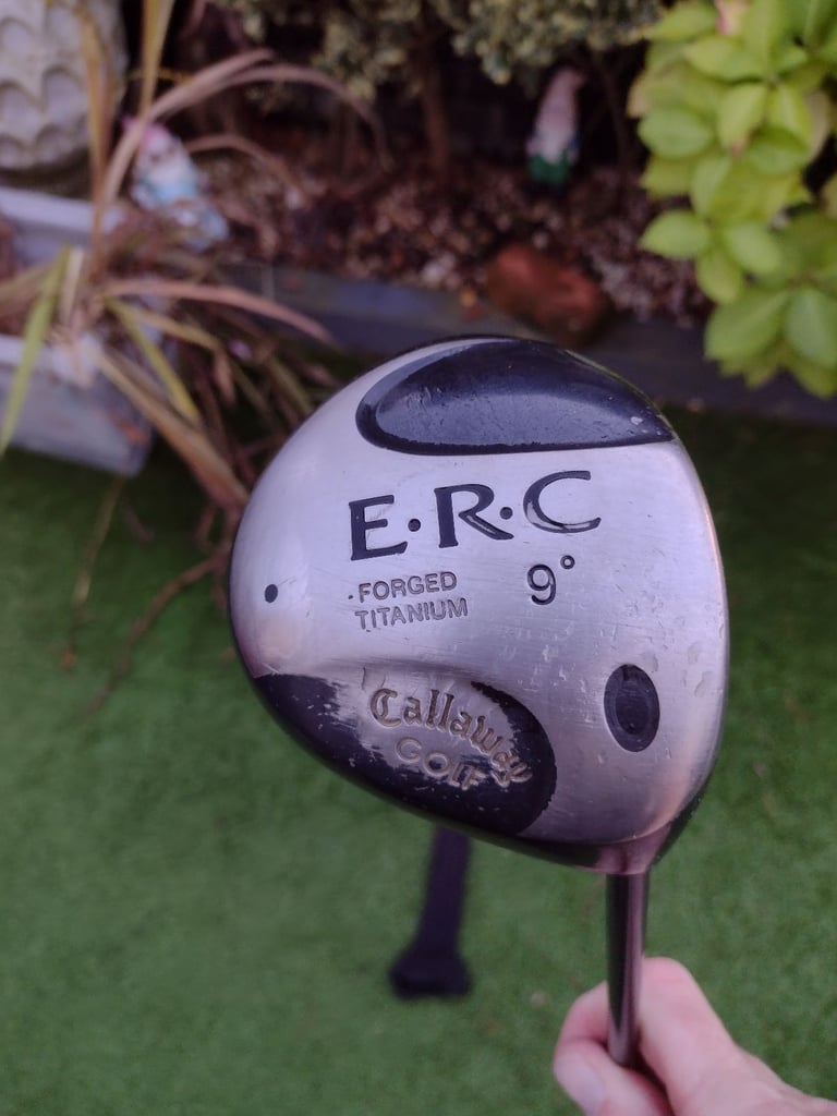 CALLAWAY GOLF E.R.C. FORGED TITANIUM 1 WOOD DRIVER + HEADCOVER 