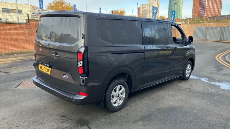 2025 Ford Transit Custom 320 L2 Diesel Fwd 2.0 EcoBlue 136ps H1 Double Cab Van Limited Auto Crew ...