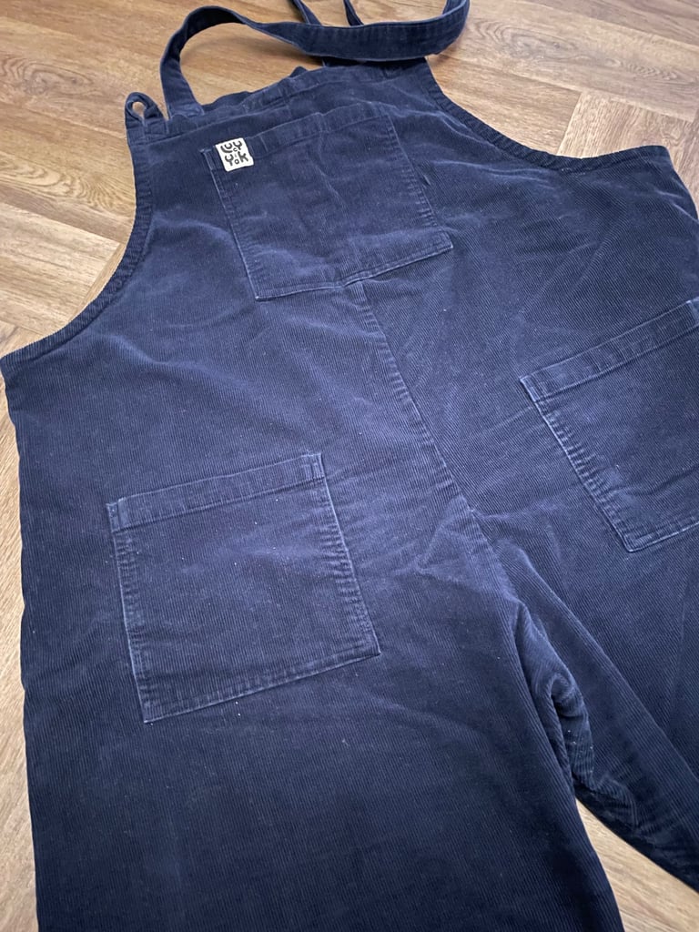 Lucy & Yak navy dungarees 
