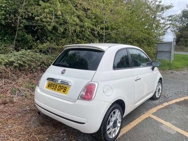 FIAT 500 1.3 M/JET SPORT 59 REG WHITE 3 DOOR MOT APRIL 17TH 2026 TAX £20 LOW INSURANCE 60+MPG