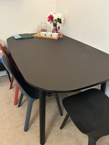 Dining table with chairs moving out sale in Southampton