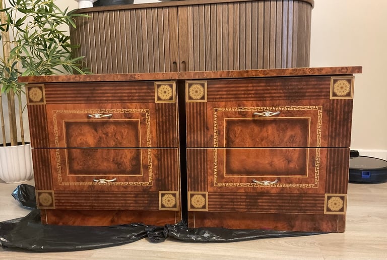 Bedside tables set of two pair of bedside tables italian furniture