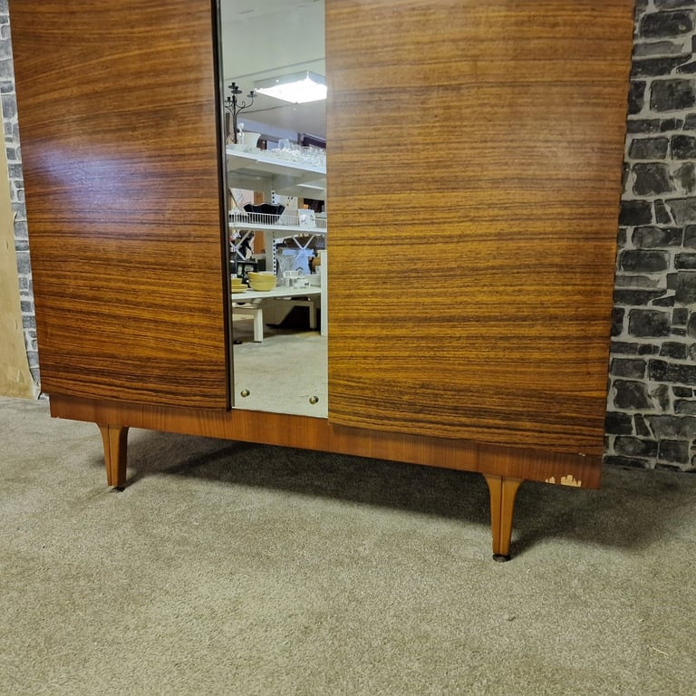 Stonehill Furniture Mid-Century Wardrobe with Mirror – 1960 Licence