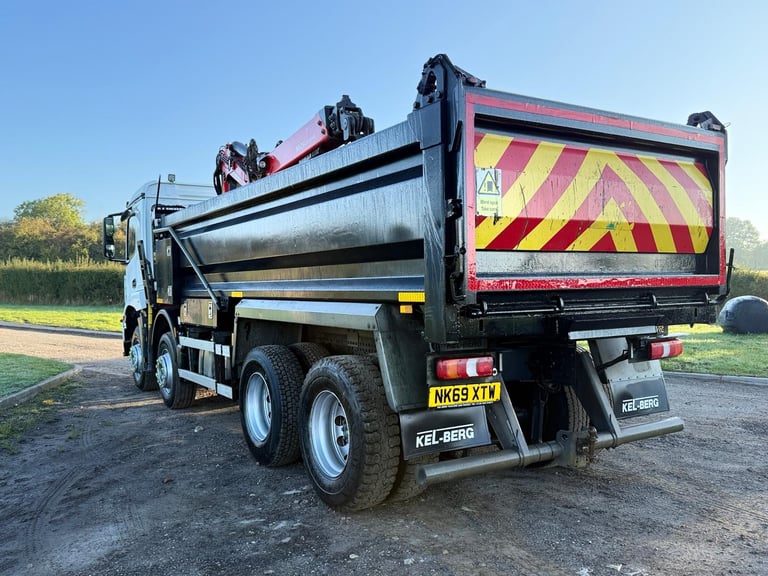 Mercedes-Benz Arocs Tipper Grab Lorry 2019 ( 69 ) Palfinger Epsilon Crane