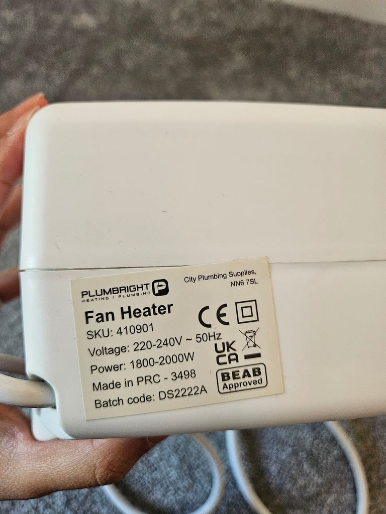 Portable Electric Fan Heater