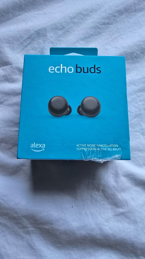 image for Echo buds (newest gen) brand new 12 months amazon warranty, sealed