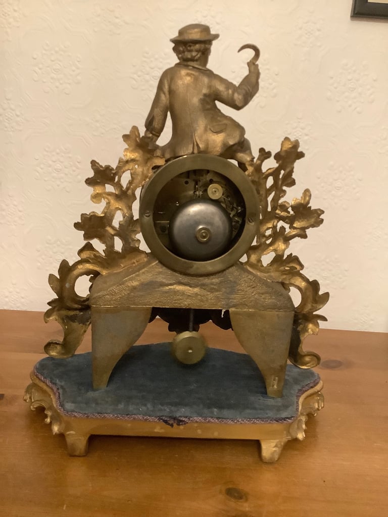 Victorian Spelter Clock