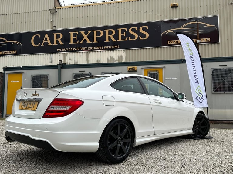 2014 Mercedes-Benz C Class 1.6 C180 AMG Sport Edition G-Tronic+ Euro 6 (s/s) 2dr COUPE Petrol Aut...