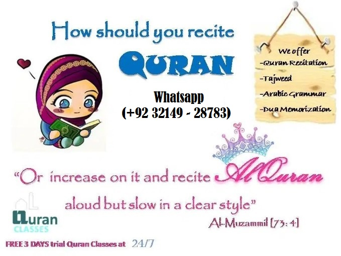 Quran classes in Worldwide For children Women’s By Female Teacher