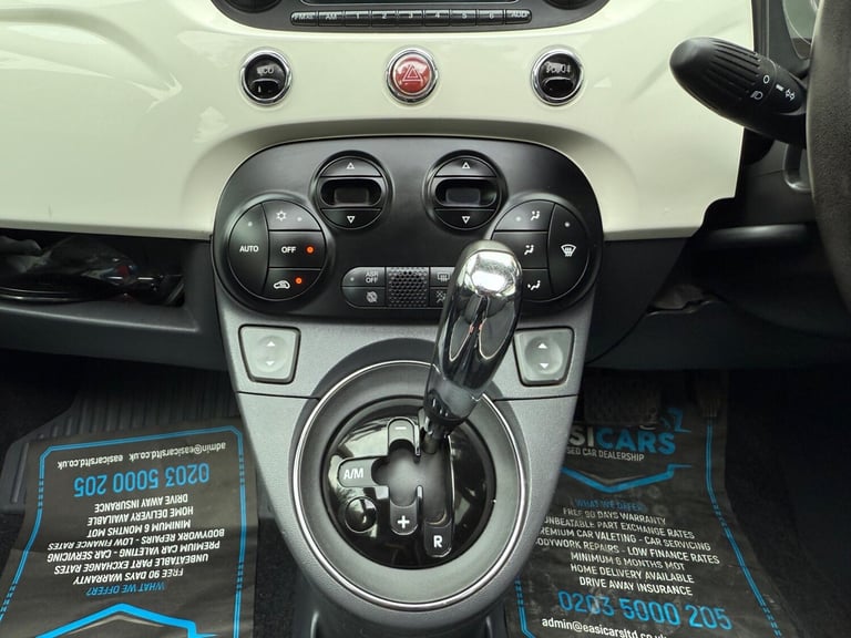 2015 Fiat 500 0.9 TwinAir Lounge 2dr Dualogic CONVERTIBLE PETROL Automatic