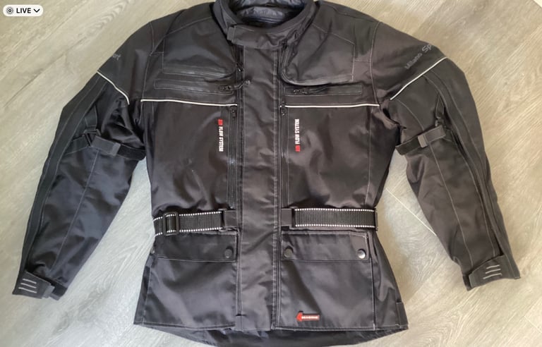 Milano Size Medium Motorcycle Jacket - Brand New.