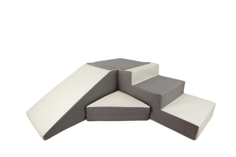 White and Grey 4 piece Soft Play Set in great condition