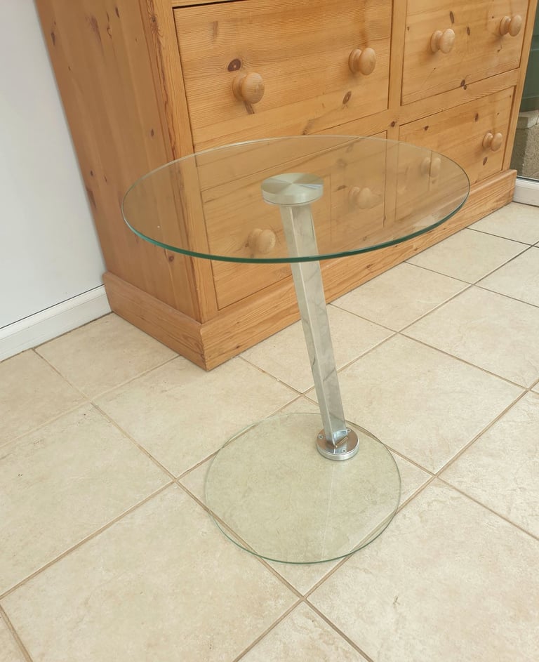 image for Glass side table