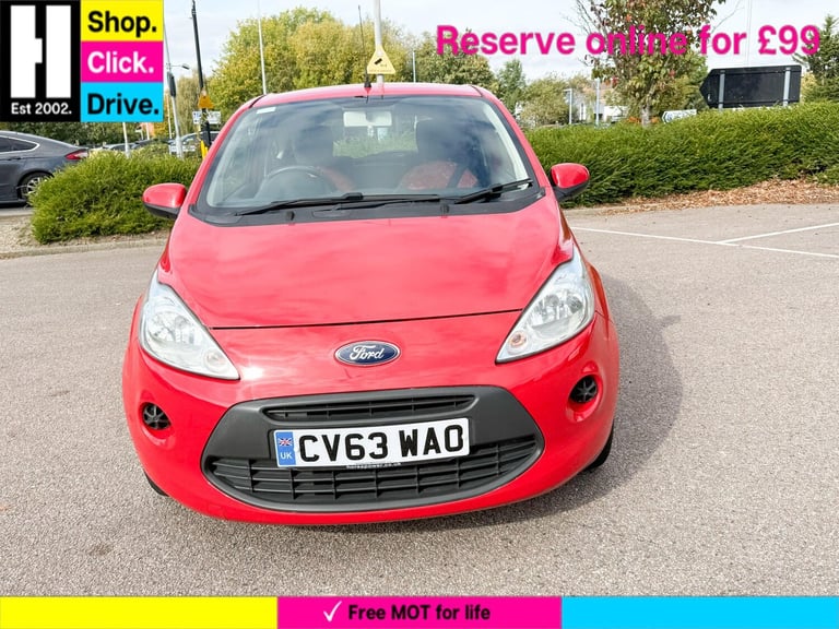 2014 Ford Ka 1.2 Edge 3dr [Start Stop] HATCHBACK PETROL Manual
