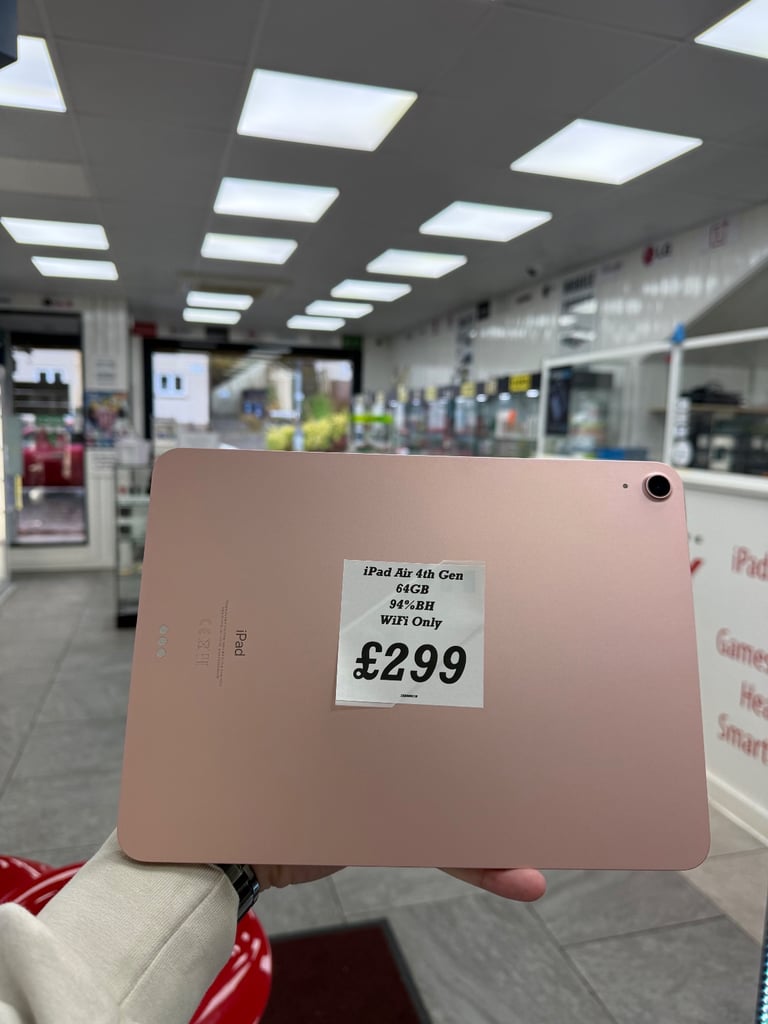 image for Apple iPad Air 4th Gen – 64GB – 94% Battery Health – £299 – Available at Fonology