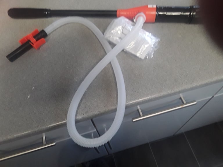 image for Electric sython pump for sythoning diesel or petrol or oil or water from drums new 