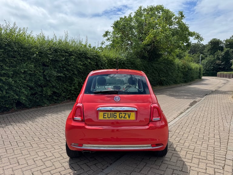 2016 Fiat 500 0.9 TwinAir 105 Lounge 3dr HATCHBACK Petrol Manual