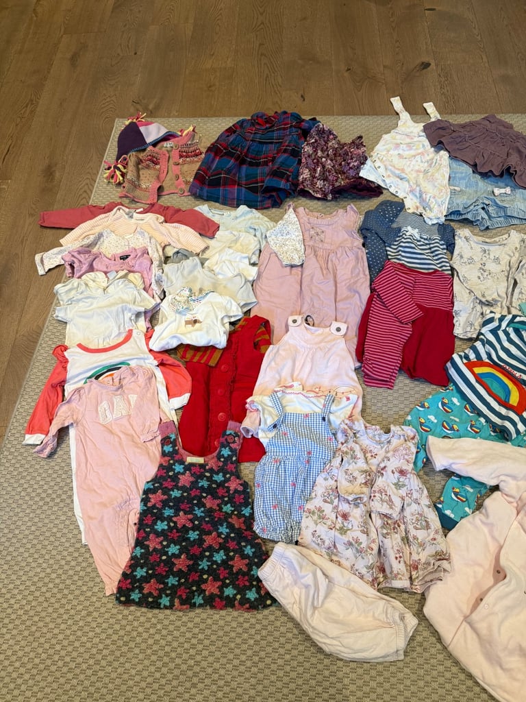 3-6 months baby girl bundle 50 items postage inc.