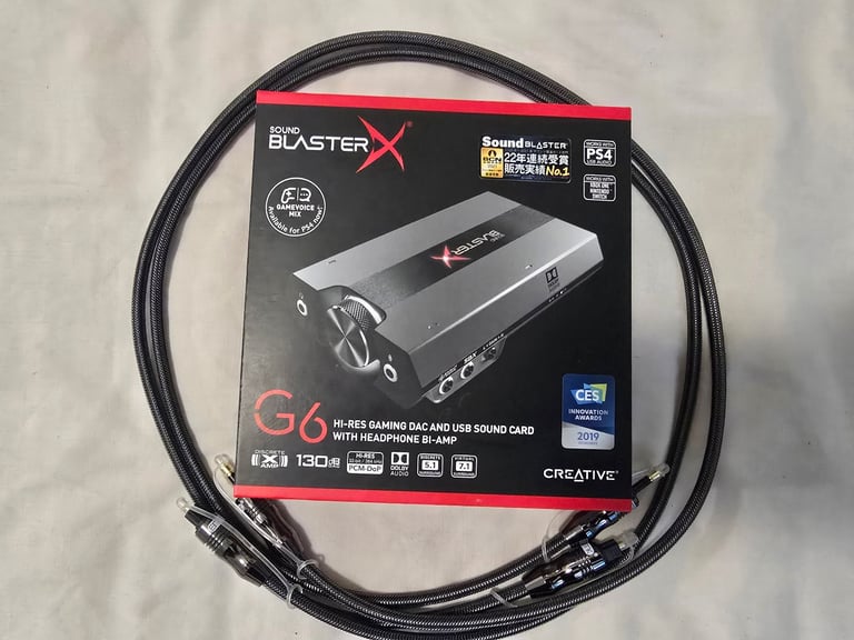 Creative Soundblaster X G6 External USB Soundcard