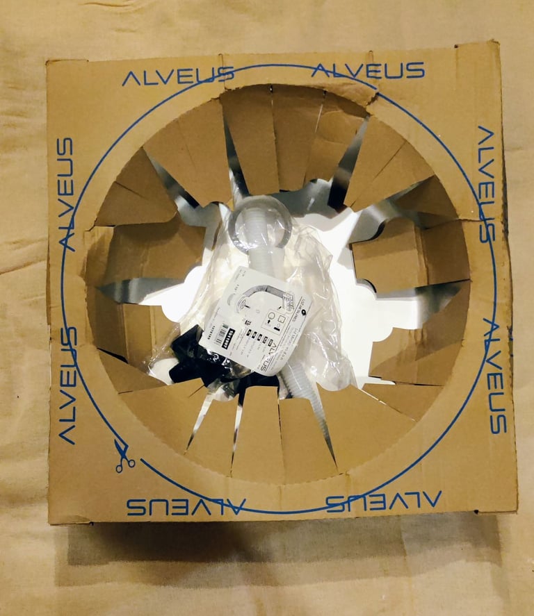 image for Kitchen or bathroom stainless steel round sink/basin + fittings