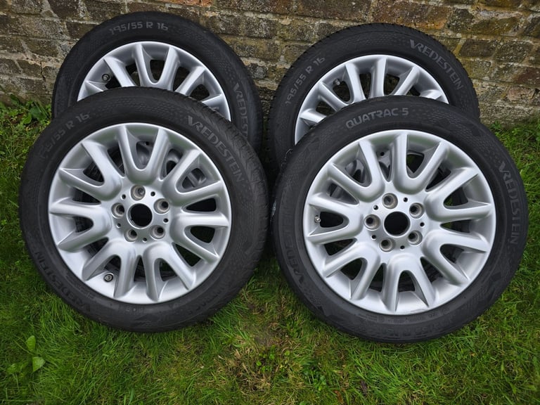 image for 16" MINI LA VICTORY 495 ALLOY WHEELS F55 F56 F57 COOPER ONE 7 TWIN SPOKE 6855104