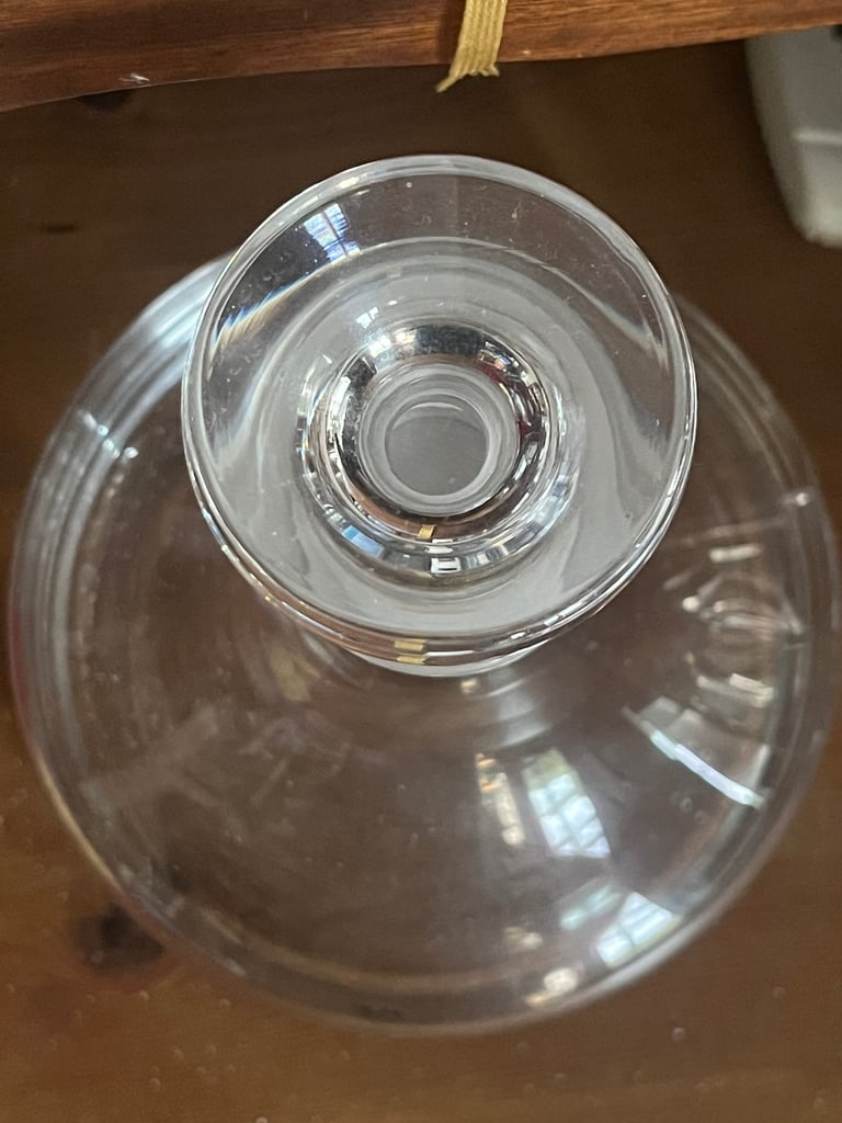 Wine / Spirit Decanter / Darlington England 24% Lead Crystal