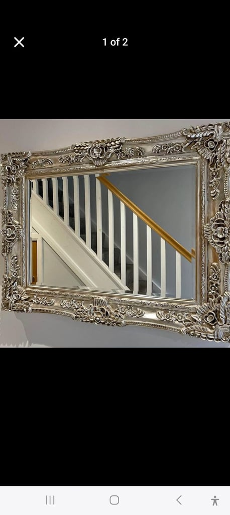 Beautiful ornate large mirror 