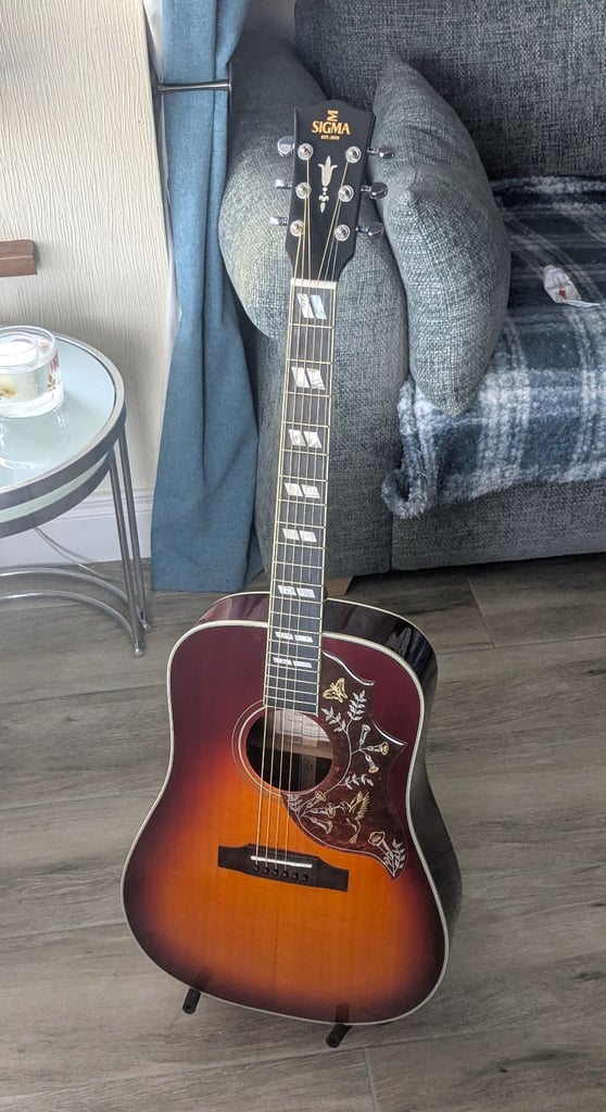 Sigma SDM SG5 acoustic guitar with LR Baggs EAS-VTC (£960 new)