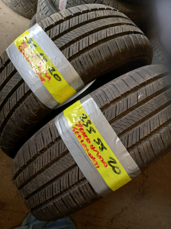 235 55 20 Yokohama geolander tyres matching pair only £60 free fit&bal