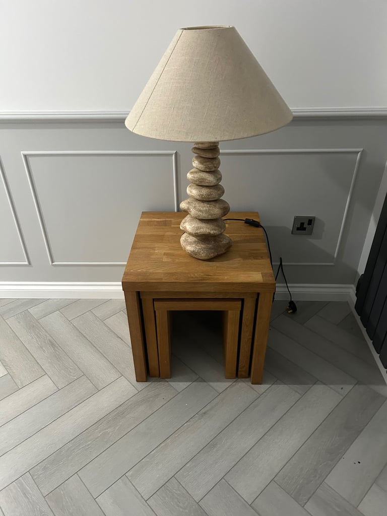 image for Nest of tables and lamp