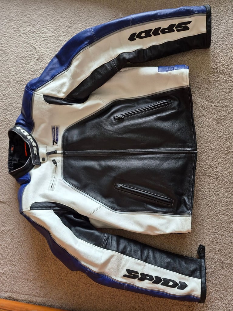 Spidi leather motorcycle jacket 