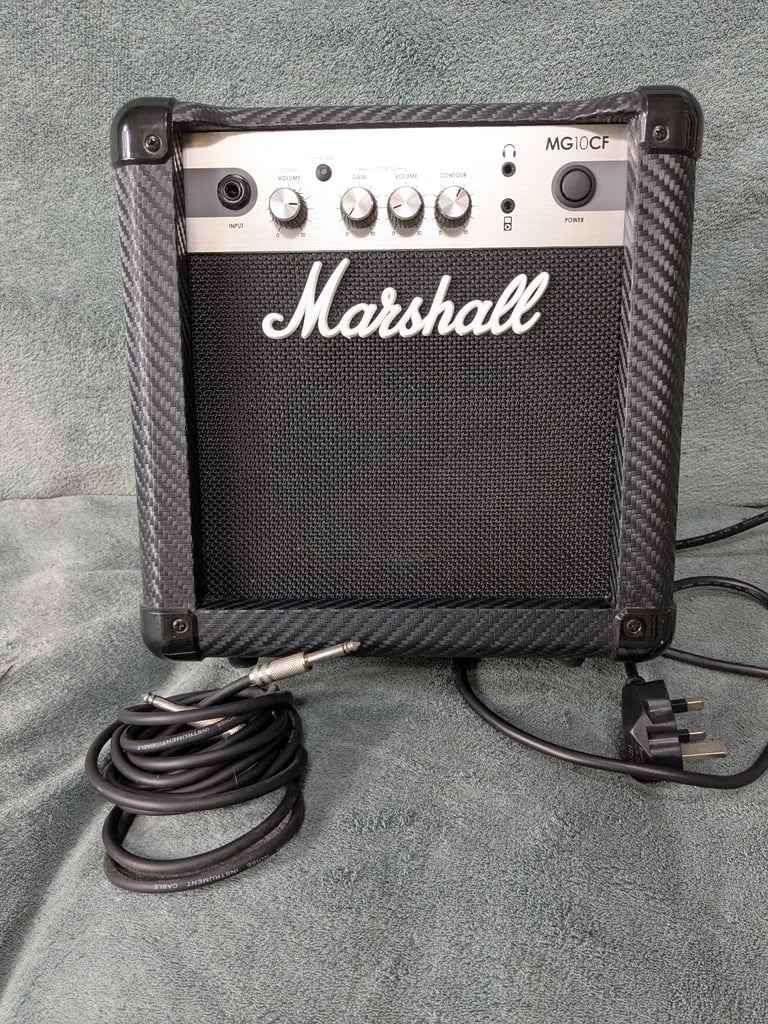 Electric guitar Cort Z44 and Marshall MG10CF amplifier - both barely used