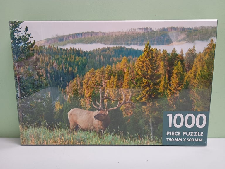 Morning Elk 1000 Piece Jigsaw Puzzle