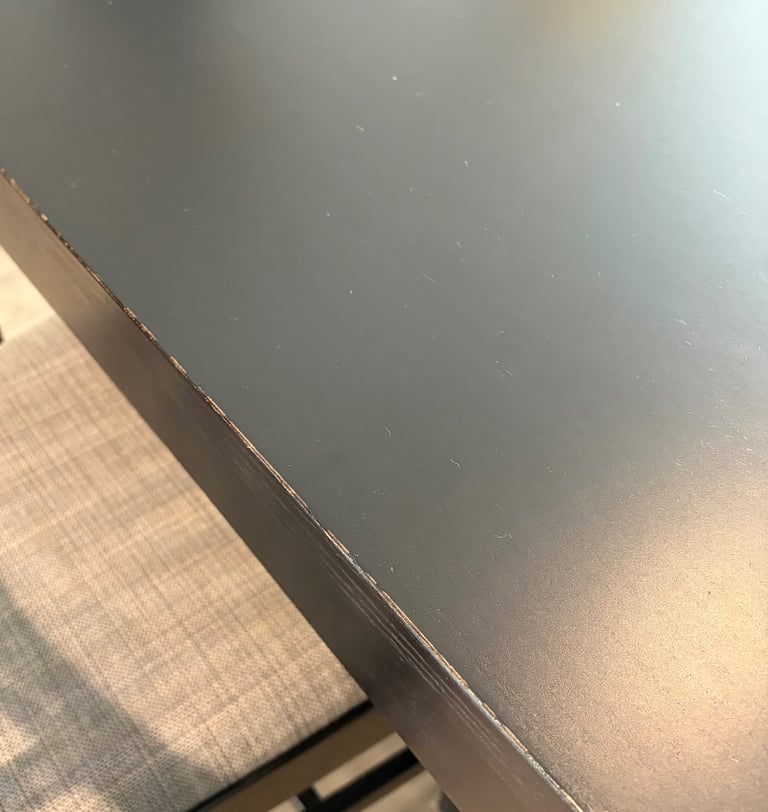 Ikea Hemnes extendable dining table and 6 chairs