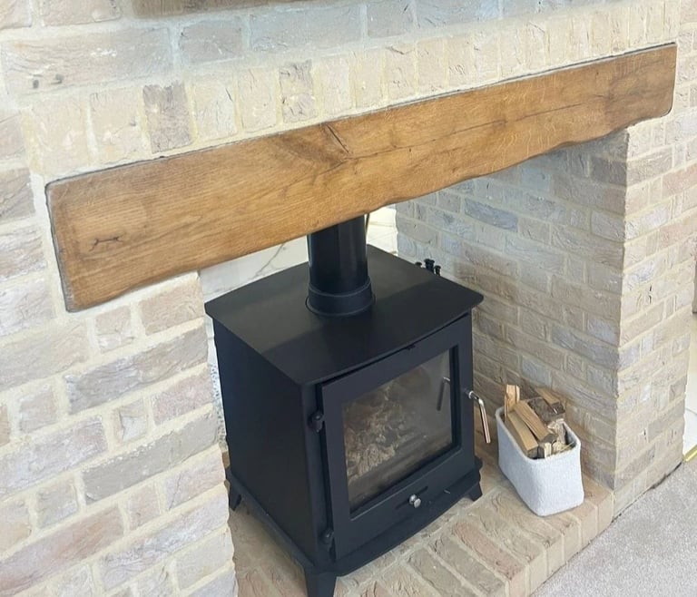 OAK BEAM'S ANY  SIZE , Quality hand crafted English Oak Mantels/ Fire surrounds and Tables Look