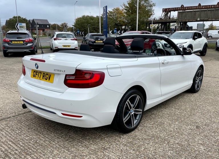 2017 BMW 2 Series 218D SPORT Convertible Diesel Manual
