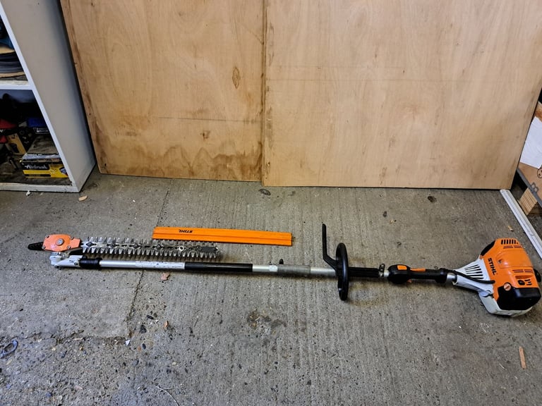 A stihl KM111R hedge cutter 