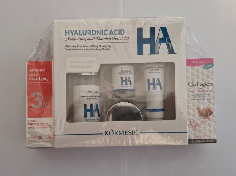 20 x Snail Collage Hyaluronic Acid  Travel Set  Almond Acid  Whitening Face Set