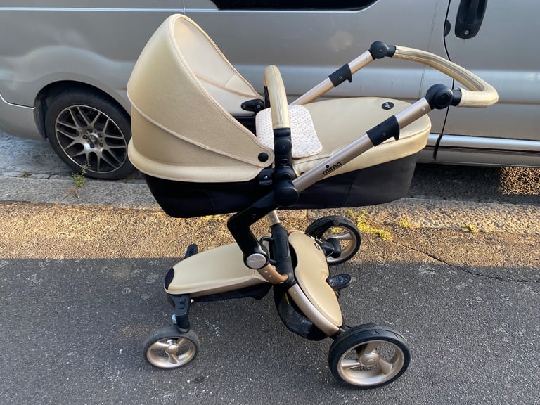 Mima Xari Gold Pram Stroller Pushchair 
