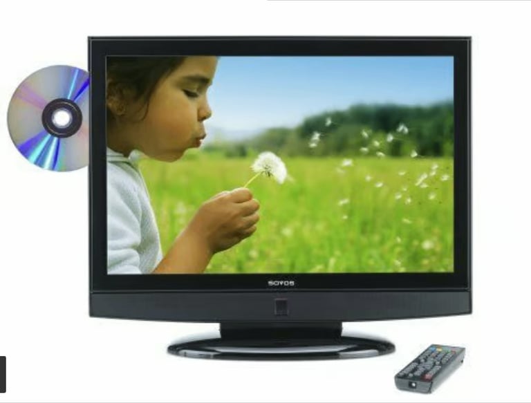 image for 22 inch LCD Television with Freeview & Multi-Regional CD/DVD Player Boxed